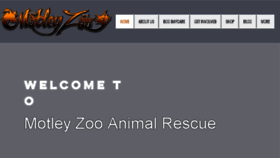 What Motleyzoo.org website looked like in 2018 (5 years ago)