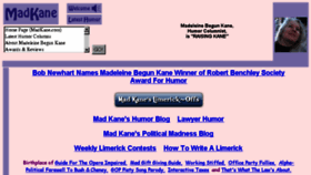 What Madeleinebegunkane.com website looked like in 2018 (5 years ago)
