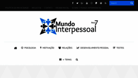 What Mundointerpessoal.com website looked like in 2018 (5 years ago)