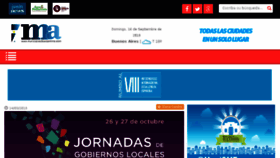 What Municipiosdeargentina.com website looked like in 2018 (5 years ago)