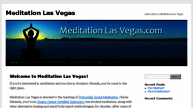 What Meditationlasvegas.com website looked like in 2018 (5 years ago)