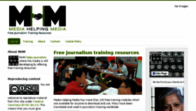 What Mediahelpingmedia.org website looked like in 2018 (5 years ago)