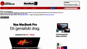 What Macrent.se website looked like in 2018 (5 years ago)
