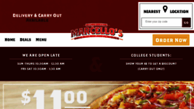 What Marcellospizzapasta.com website looked like in 2018 (5 years ago)