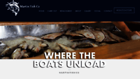 What Martinfishco.com website looked like in 2018 (5 years ago)