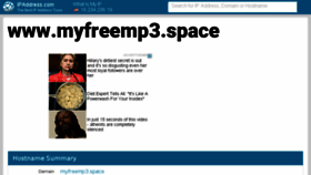 What Myfreemp3.space.ipaddress.com website looked like in 2018 (5 years ago)
