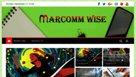 What Marcommwise.com website looked like in 2018 (5 years ago)