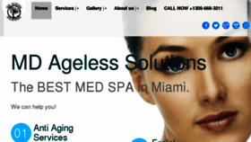 What Mdagelesssolutions.com website looked like in 2018 (5 years ago)