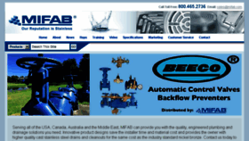 What Mifab.com website looked like in 2018 (5 years ago)