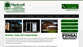 What Markwell-ltd.com website looked like in 2018 (5 years ago)