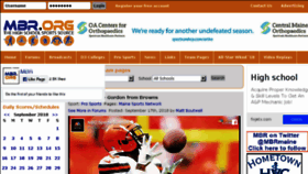 What Mbr.org website looked like in 2018 (5 years ago)