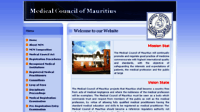 What Medicalcouncilmu.org website looked like in 2018 (5 years ago)