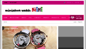 What Miniaturewatch.com website looked like in 2018 (5 years ago)