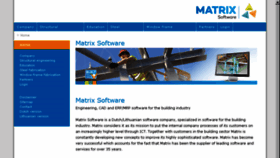 What Matrix-software.com website looked like in 2018 (5 years ago)