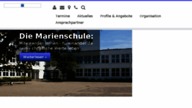 What Marienschule.de website looked like in 2018 (5 years ago)