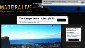What Madeira-live.com website looked like in 2018 (5 years ago)