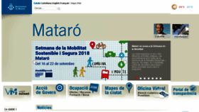 What Mataro.cat website looked like in 2018 (5 years ago)