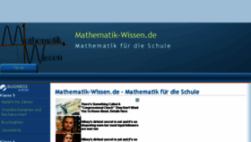 What Mathematik-wissen.de website looked like in 2018 (5 years ago)