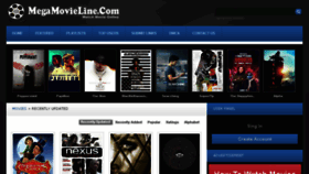 What Megamovieline.com website looked like in 2018 (5 years ago)