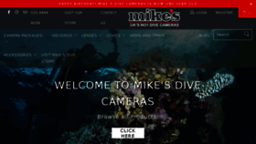 What Mikesdivecameras.com website looked like in 2018 (5 years ago)