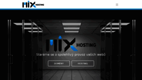 What Mixhosting.cz website looked like in 2018 (5 years ago)