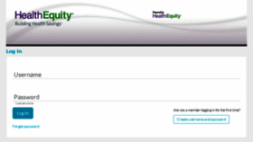 What Myhealthequity.com website looked like in 2018 (5 years ago)