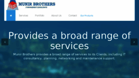 What Munirbrothers.com website looked like in 2018 (5 years ago)