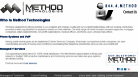 What Methodhosting.net website looked like in 2018 (5 years ago)