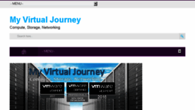 What Myvirtualjourney.com website looked like in 2018 (5 years ago)