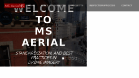 What Msaerial.com website looked like in 2018 (5 years ago)