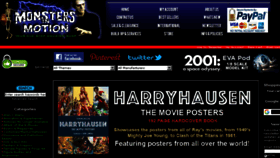 What Monstersinmotion.com website looked like in 2018 (5 years ago)