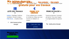 What Ma-prime-energie.fr website looked like in 2018 (5 years ago)