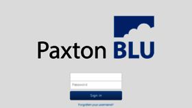 What My.paxton-blu.com website looked like in 2018 (5 years ago)