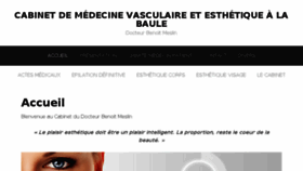 What Medecineesthetique-labaule.fr website looked like in 2018 (5 years ago)