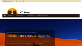What Mti-reisen.de website looked like in 2018 (5 years ago)