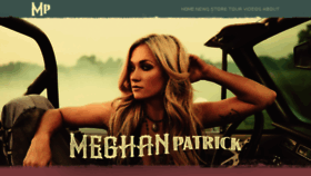 What Meghanpatrickmusic.com website looked like in 2018 (5 years ago)