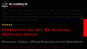What Mx-academy.de website looked like in 2018 (5 years ago)