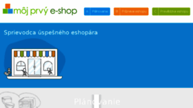 What Mojprvyeshop.sk website looked like in 2018 (5 years ago)