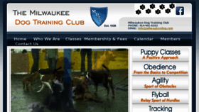 What Milwaukeedog.com website looked like in 2018 (6 years ago)