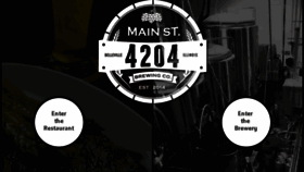 What Mainstreetbrewingco.com website looked like in 2018 (5 years ago)