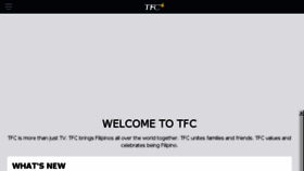 What Mytfc.com website looked like in 2018 (5 years ago)