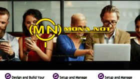 What Monanot.com website looked like in 2018 (5 years ago)