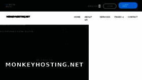 What Monkeyhosting.net website looked like in 2018 (5 years ago)