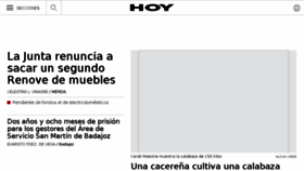 What M.hoy.es website looked like in 2018 (5 years ago)