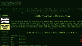 What Motherboard.cz website looked like in 2018 (5 years ago)