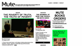 What Metamute.org website looked like in 2018 (5 years ago)