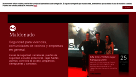 What Maldonado.es website looked like in 2018 (5 years ago)