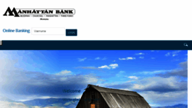 What Manhattanbank.com website looked like in 2018 (5 years ago)