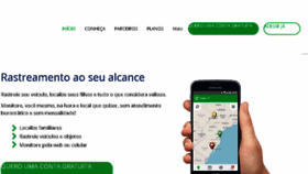What Mobiltracker.com.br website looked like in 2018 (5 years ago)