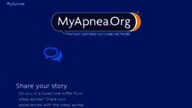 What Myapnea.org website looked like in 2018 (5 years ago)